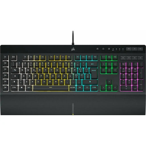 Клавиатура за игри Corsair K55 RGB PRO Черен Испанска Qwerty