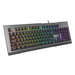 Клавиатура за игри Genesis NKG-1621 Черен Сребрист