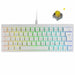 Клавиатура за игри Mars Gaming MKMINIPROWYES Бял Qwerty US
