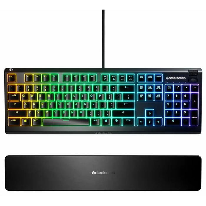 Клавиатура за игри SteelSeries Apex 3 Черен Qwerty