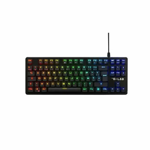 Клавиатура за игри The G Lab KEYZ PLATI. TKL Черен Azerty