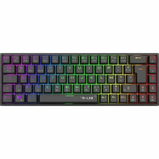 Клавиатура за игри The G-Lab KEYZ TITAN Черен AZERTY