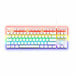 Клавиатура за игри The G Lab Mercury AZERTY Бял