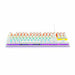 Клавиатура за игри The G Lab Mercury AZERTY Бял