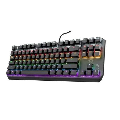 Клавиатура за игри Trust 24407 Черен Испанска Qwerty