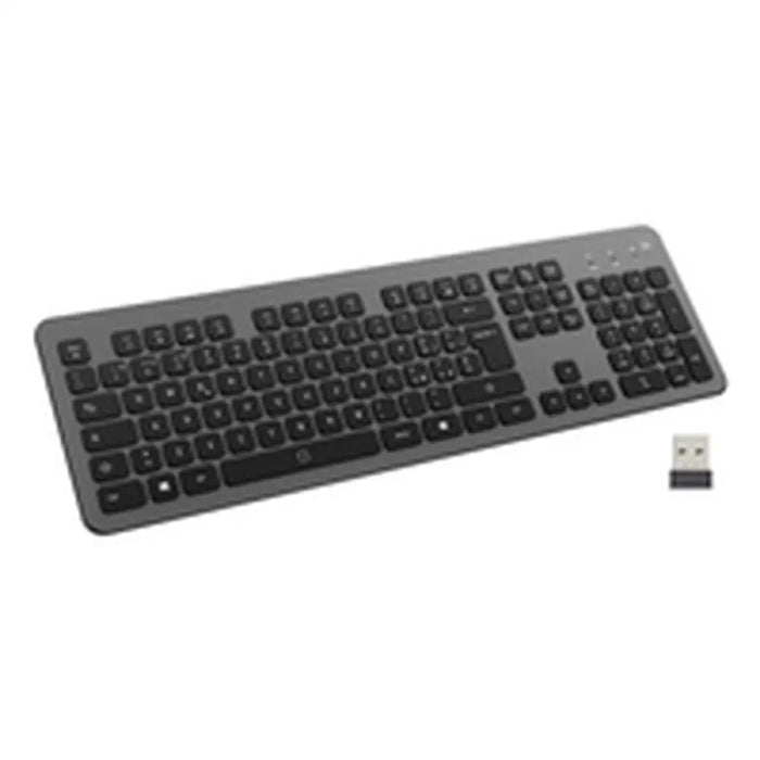 Клавиатура Ewent EW3296 Черен Сив Испанска Qwerty AZERTY