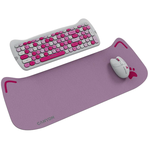 Клавиатура и мишка CANYON CNS-HSETW6PK