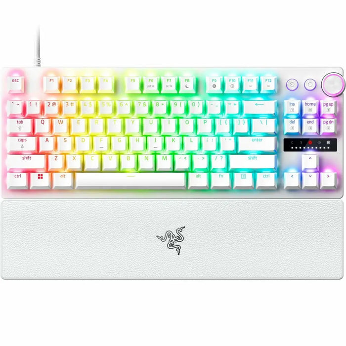 Клавиатура Razer Huntsman V3 Pro Бял Испанска Qwerty
