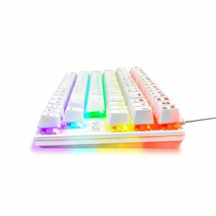 Клавиатура за игри The G Lab Mercury AZERTY Бял