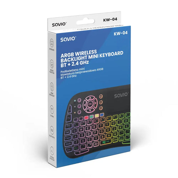 Клавиатура за мобилно устройство Savio SAVMKW-04 QWERTY US