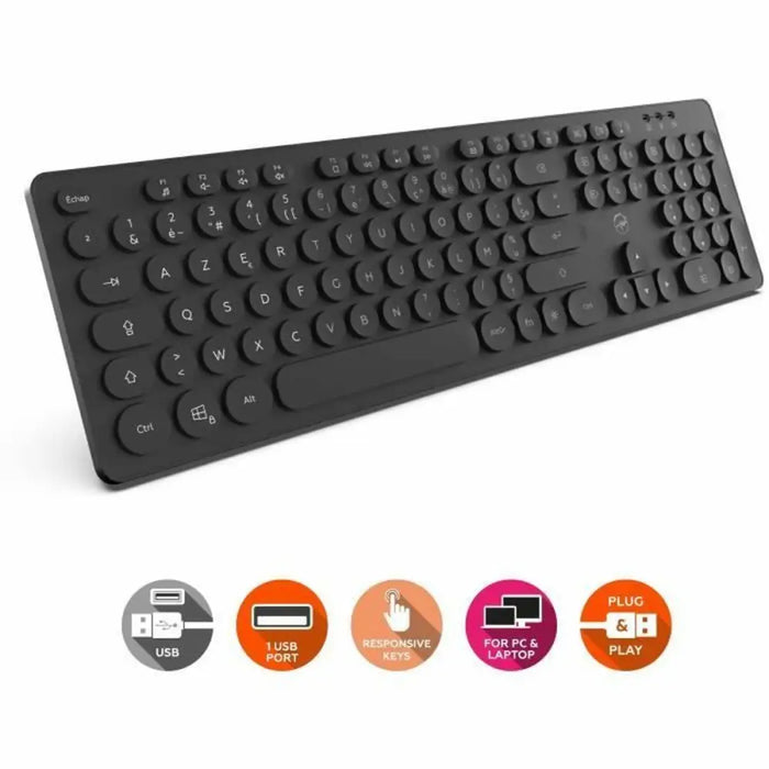 Клавиатура Mobility Lab AZERTY Черен