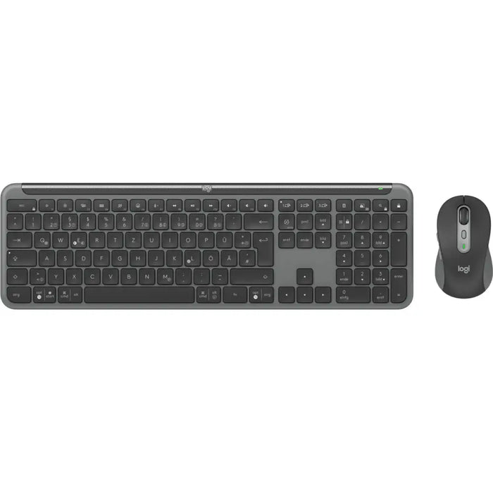 Клавиатура с мишка Logitech 920-012504 Графит немски QWERTZ