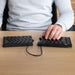 Клавиатура с мишка R-Go RGOSBESWLBL Черен испански QWERTY