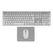 Клавиатура с мишка Tacens 6ZENITHWES Бял Испанска Qwerty (3