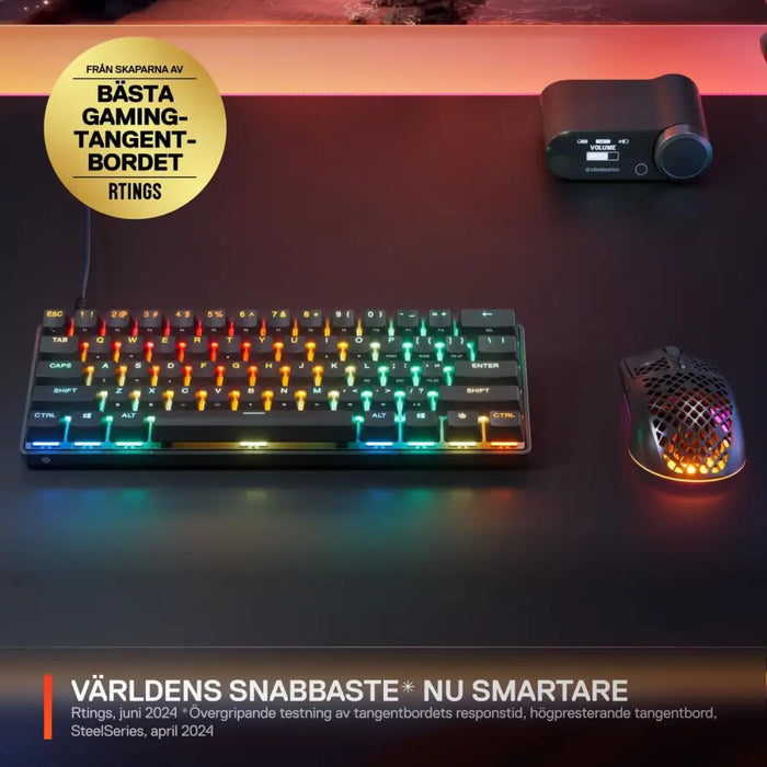 Клавиатура SteelSeries 64913 Черен Qwerty US