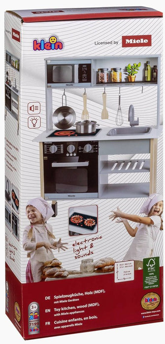 Детска дървена кухня Klein - Miele, със звуци и светлини