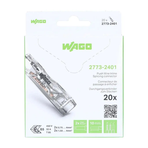 КЛЕМА РАЗКЛОНИТЕЛНА 20БР2X0.5-2.5MM2WAGO