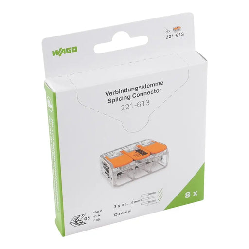 КЛЕМА РАЗКЛОНИТЕЛНА 8БР 3X0.5-6MM2 WAGO