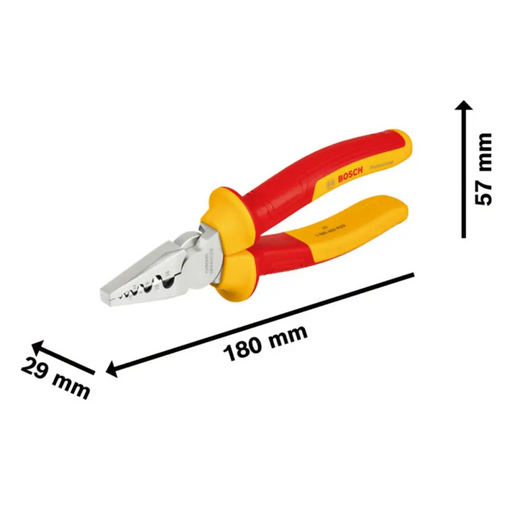 КЛЕЩИ ЗА КРИМПВАНЕ 180MM BOSCH VDE