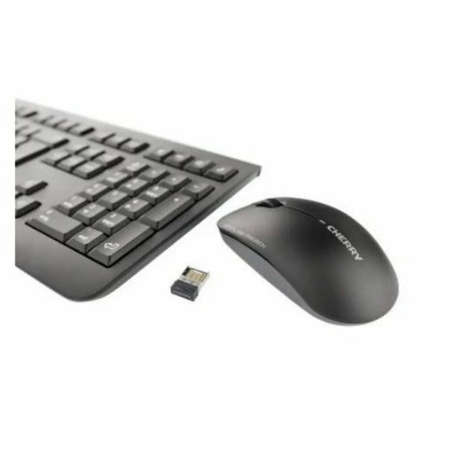 Kлаиатура с безжична мишка Cherry JD 0710ES 2 Черен