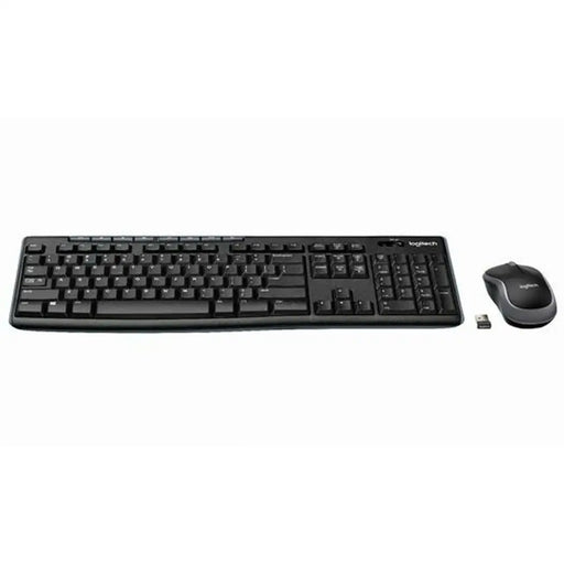 Kлаиатура с безжична мишка Logitech DESKTOP MK270 Черен