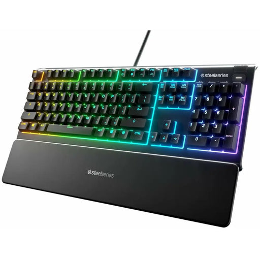 Клавиатура за игри SteelSeries Apex 3 Черен Qwerty