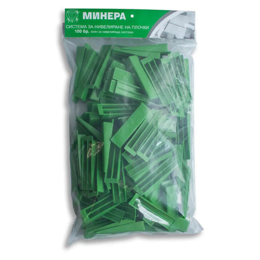 КЛИН ЗА НИВЕЛИРАНЕ НА ПЛОЧКИ MINERA 100 БРОЯ