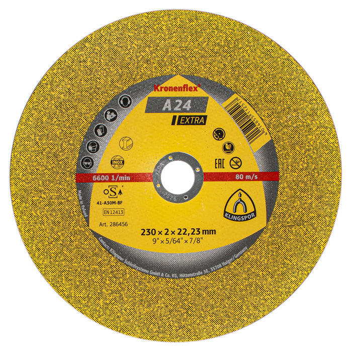 ДИСК ЗА РЯЗАНЕ НА МЕТАЛ KLINGSPOR 230x2x22.23