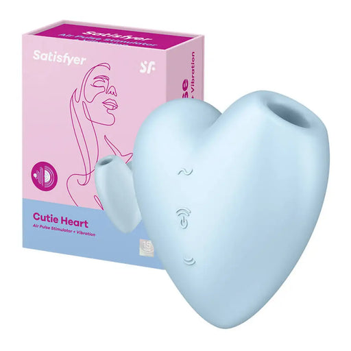 Клиторен масажор Satisfyer Cutie Heart син