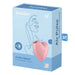 Клиторен масажор Satisfyer Cutie Heart Light Red розов