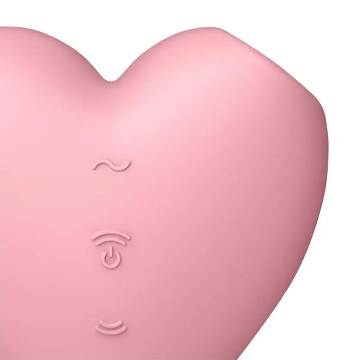 Клиторен масажор Satisfyer Cutie Heart Light Red розов