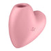Клиторен масажор Satisfyer Cutie Heart Light Red розов