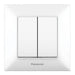 КЛЮЧ ДВОЕН БЯЛ PANASONIC Arkedia Slim