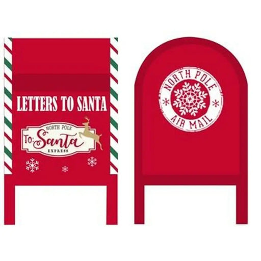 Ключ за пощенска кутия DKD Home Decor Бял Червен Метал 29 x