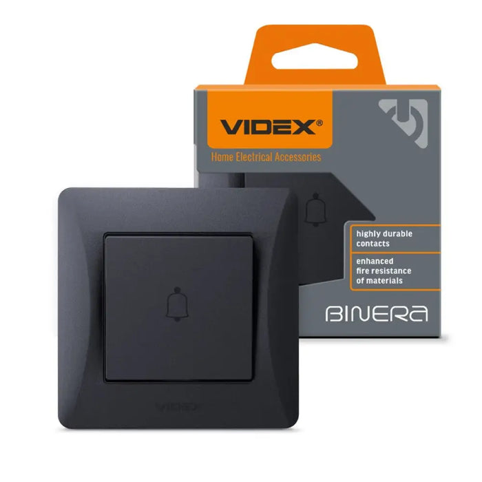 КЛЮЧ ЗВЪНЕЦ 10А VF-BNDB1-BG BINERA VIDEX - ГРАФИТ