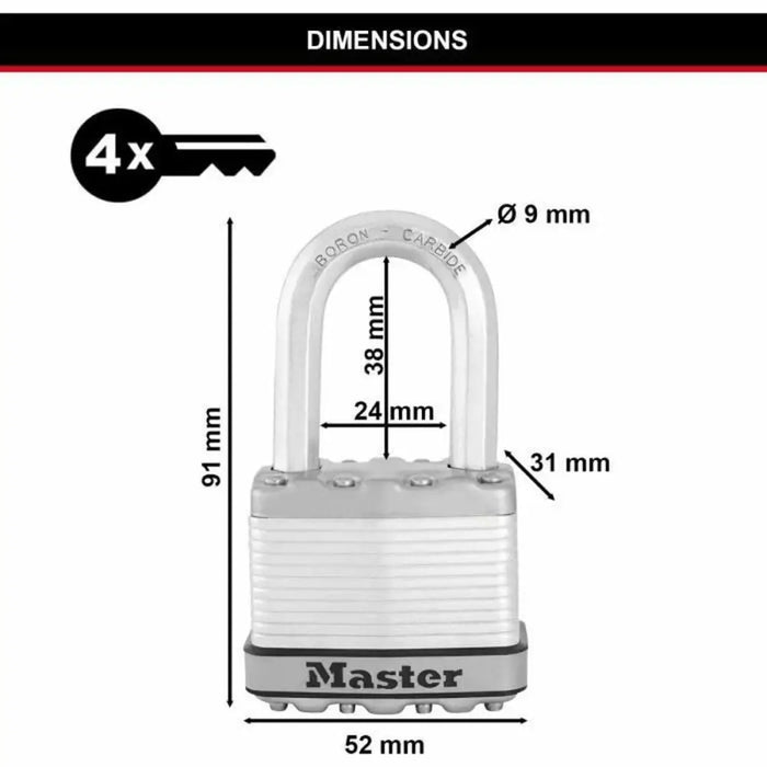 Ключалка Master Lock (3 броя)