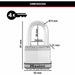 Ключалка Master Lock (3 броя)