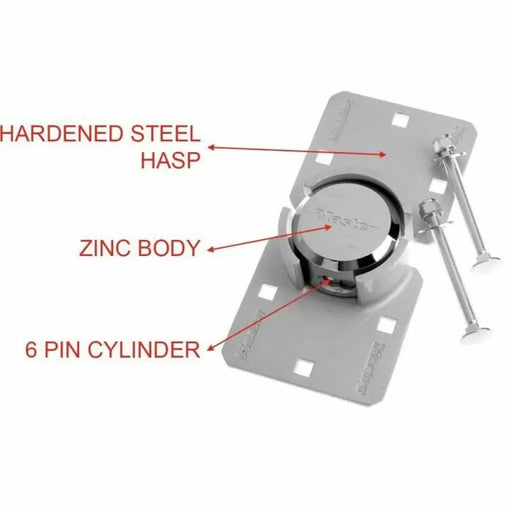 Ключалка Master Lock цинк Квадратен (4 броя)