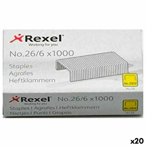 Ключалки Rexel 1000 Части 26/6 (20 броя)