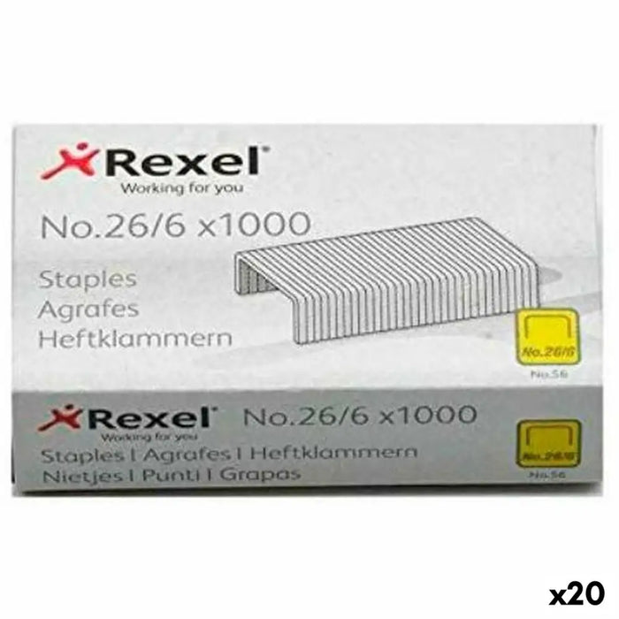 Ключалки Rexel 1000 Части 26/6 (20 броя)