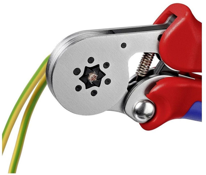Клещи за кримпване на кабели с тресчотка Knipex - 97 55 14, 2x16 mm²