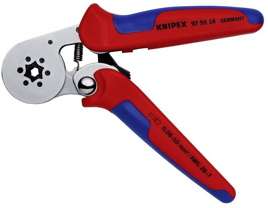 Клещи за кримпване на кабели с тресчотка Knipex - 97 55 14, 2x16 mm²