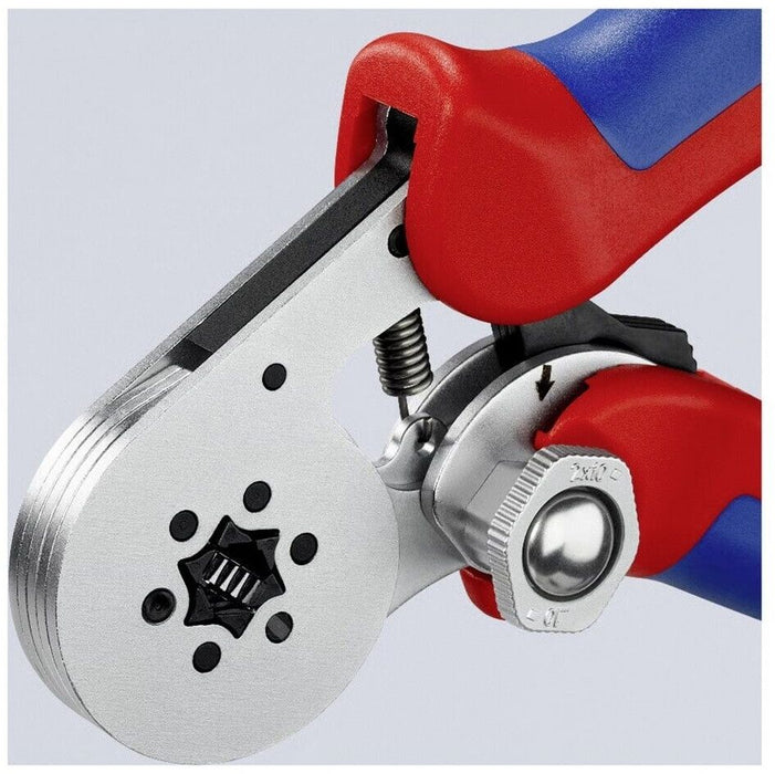 Клещи за кримпване на кабели с тресчотка Knipex - 97 55 14, 2x16 mm²