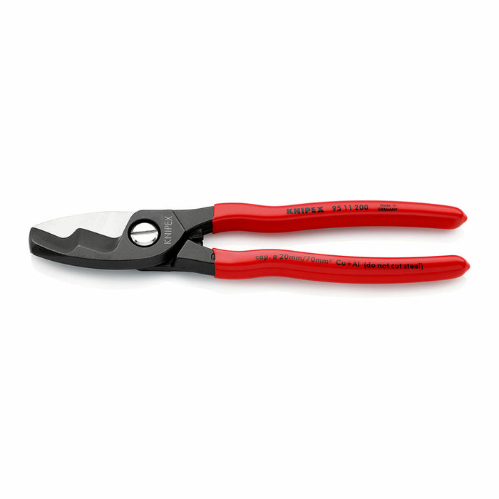 Ножици за Електротехник Knipex 9511200 Стомана Пластмаса Кабелни резачки