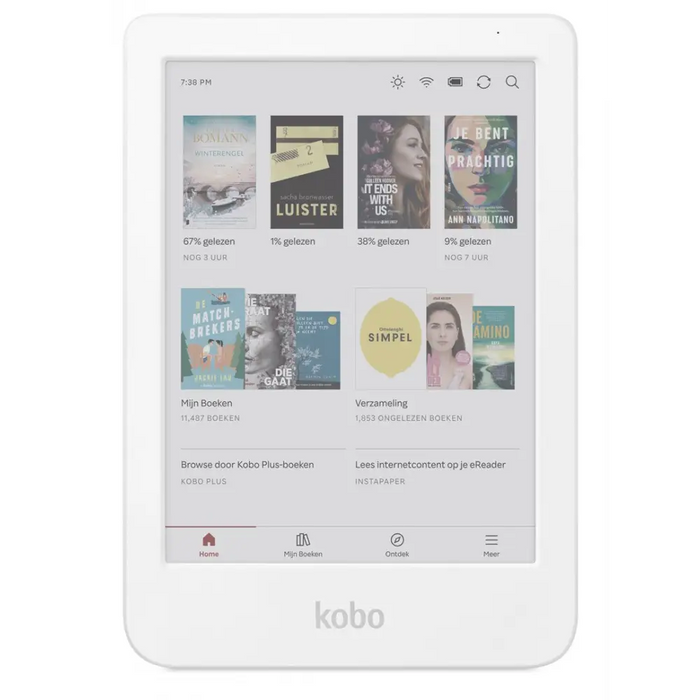 Kobo Clara Color четец на електронни книги Сензорен екран