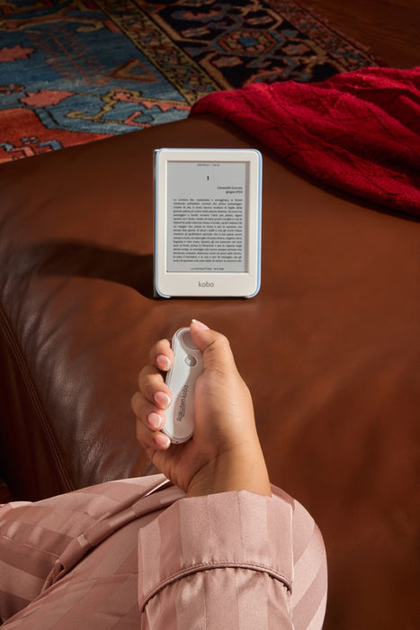 Дистанционно управление Kobo N257-AC-BK-U-PL с Bluetooth, таблет и бутони за натискане.