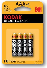 Алкална батерия Kodak AAA за еднократна употреба