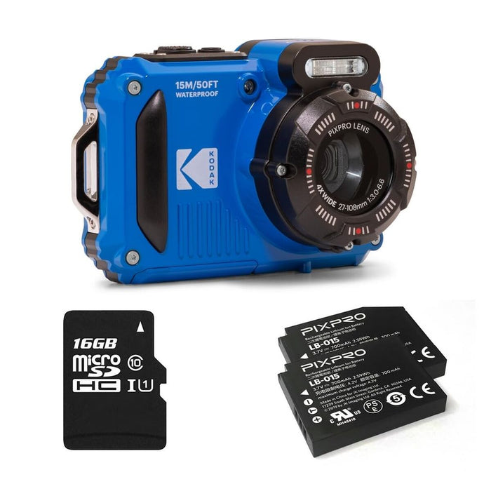 Детски Цифров Фотоапарат Kodak WPZ2BL6 Син 16 MP