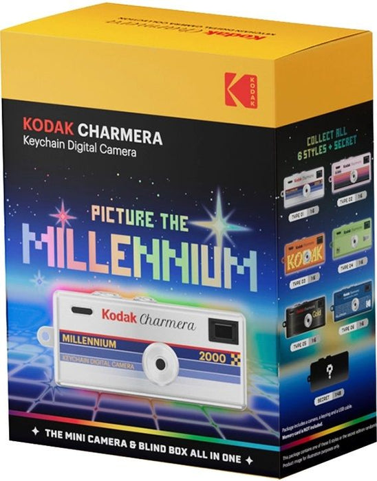 Цифров фотоапарат Kodak - Charmera Keychain MILLENNIUM, асортимент