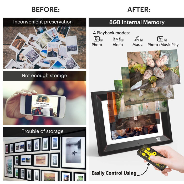 Електронна Рамка за Снимки Kodak RDPF1020B